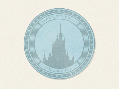 Disneyworld badge