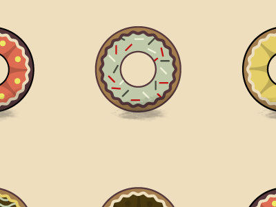 Donuts donuts illustration iphone wallpaper