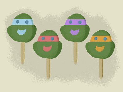 Summertime TMNT cowabunga ninja popsicle tmnt turtles