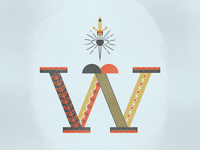 Weird Wednesdays font illustration type w wednesday weird