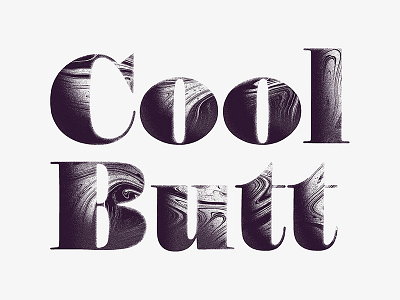 Compliments black and white grain letters marble noise texture type typography