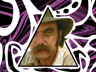 Blaze Foley blaze country foley illustration music shapes