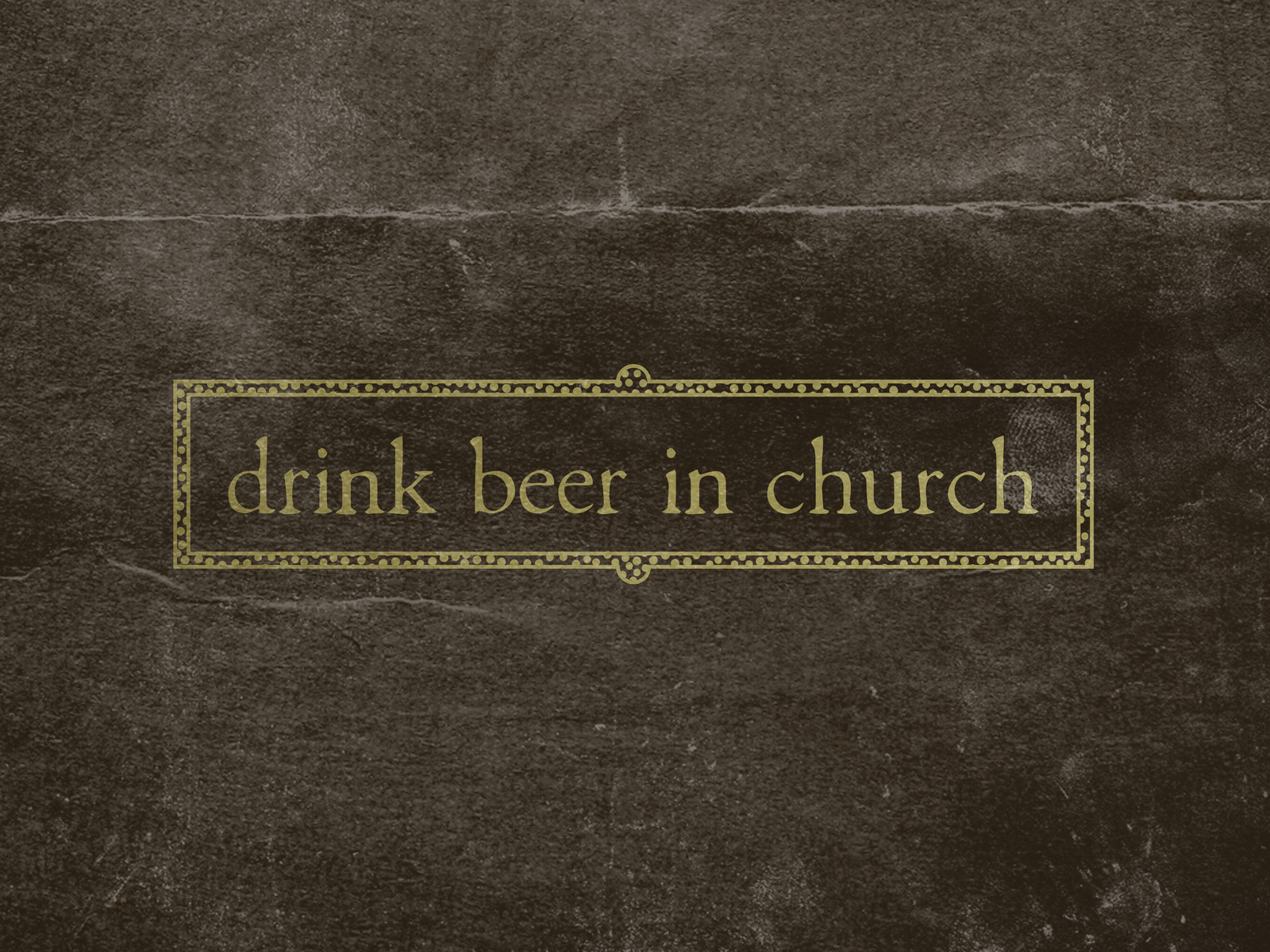 Drink Beer In Church by Erik McGrew on Dribbble