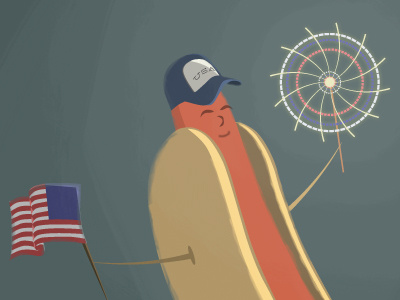 Hotdog Patriot hotdog patriotism