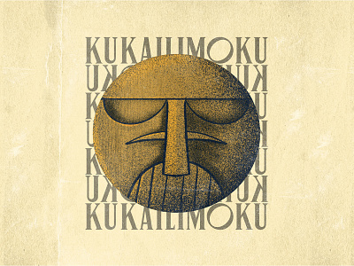 Tiki Mask hawaii hawaiian illustration mask pacific photoshop texture tiki tropical wood