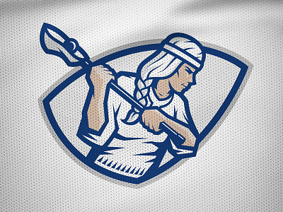 National Finnish Lacrosse identity – Women's primary mark aino finland kalevala kumppari lacrosse sports branding sports logo warrior