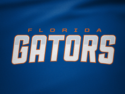 Florida Gators Rebrand Concept Wordmark florida gator gators rebranding sports branding sports logo