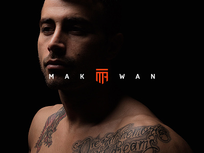 Makwan Amirkhani Official Branding athlete branding branding fighter makwan mma sports branding sports logo sports photography ufc