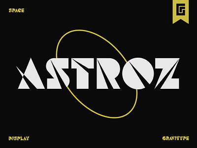 Astroz - Futuristic Space Font font futuristic sci fi space typography