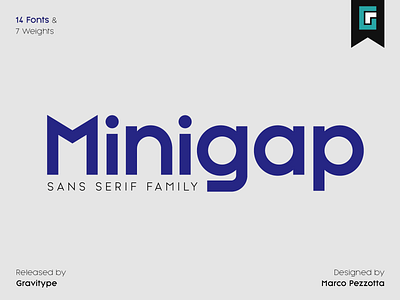 Minigap - Sans Serif Font Family