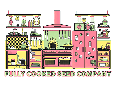 Fully Cooked Seed Company T-Shirt Design
