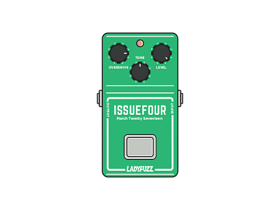 Ladyfuzz Zine Tubescreamer fanzine fuzz green guitar ibanez ladyfuzz magazine overdrive pedal tubescreamer zine