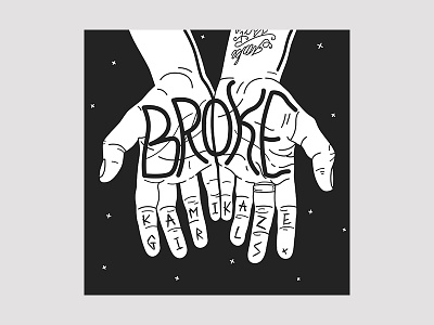 Kamikaze Girls - Broke album art broke broken cover fingers hands kamikaze girls starts tattoo
