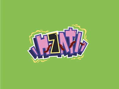 Hanti letters graffiti hanti letters vector