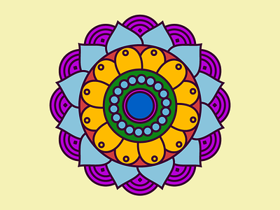Mandala colors hanti hantiart illustration mandala music psytrance