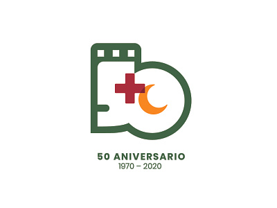 50 Aniversario 0 5 50 anniversary branding castle christian logo