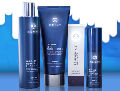 MONAT branding design