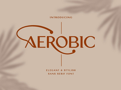 Aerobic sans serif