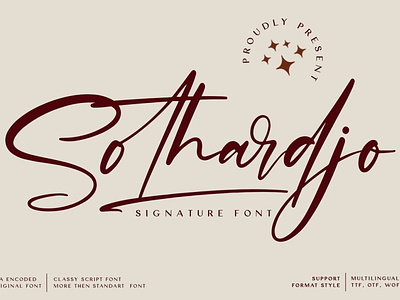 Sothardjo script signature
