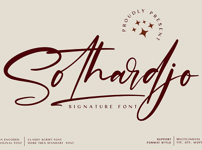 Sothardjo script signature