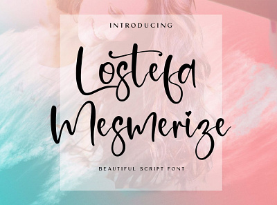 Lostefa Mesmerize girly script