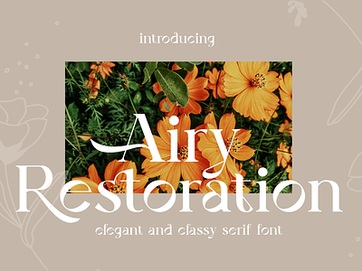 Airy Restoration sans serif