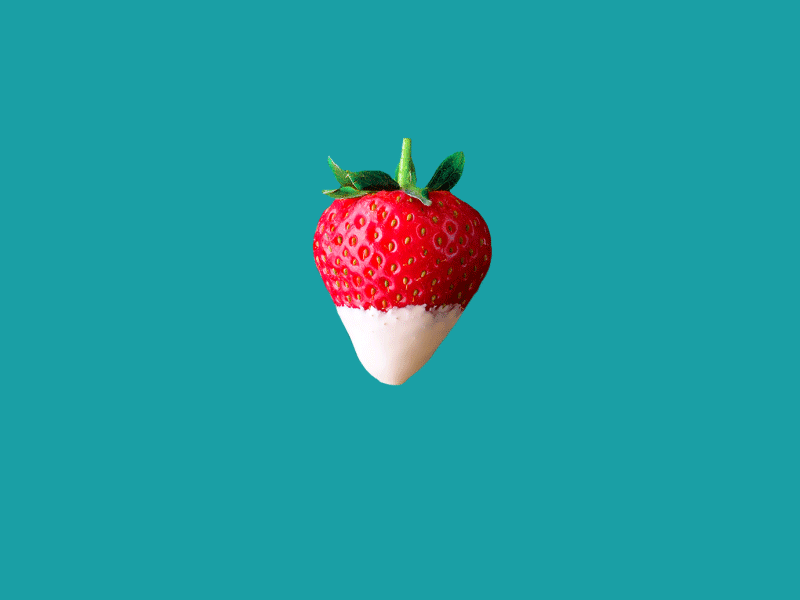 Berry animation berry cream drop strawberry