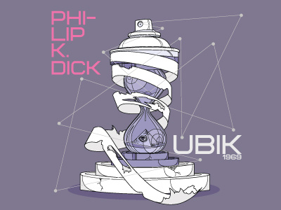 UBIK cover bookcover illustration p.k.dick ubik
