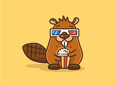 KinoBobr Character beaver cartoon character kinobobr online cinema