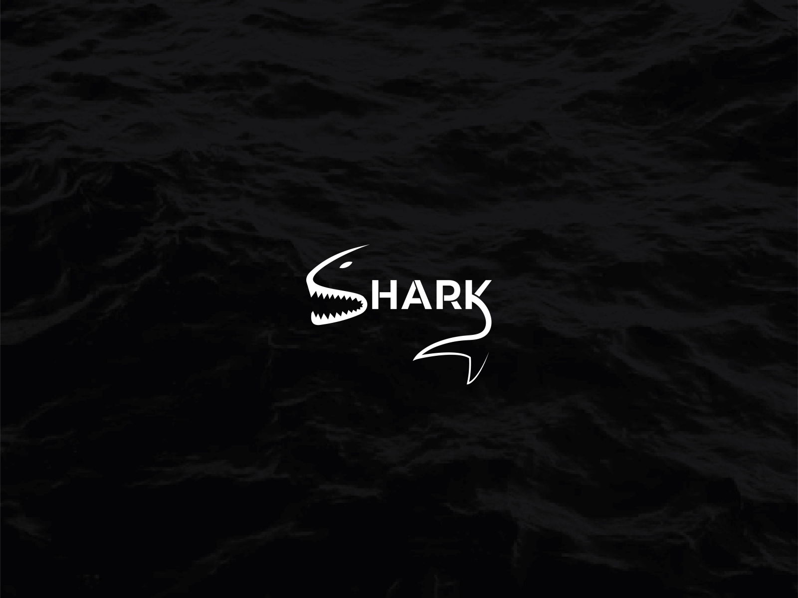 Shark wordmark logo by LOGOFiLLX on Dribbble