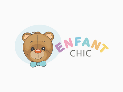 Enfant Chic Logo bear child logo mark