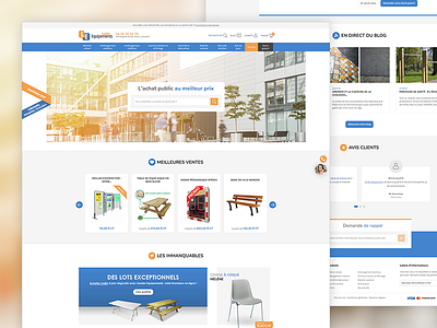 Leader-Equipement website company ecommerce ui ux webdesign