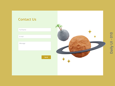 Daily UI 010 - Contact Us