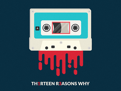 13 Reasons Why 13reasonswhy cassette minimal netflix retro series