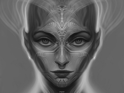Elven Queen androidjones conceptart elven meditation psylicibin surreal transformation trippy