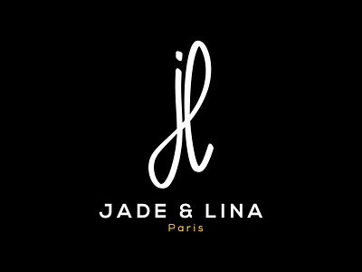 Jade & Lina j jade l lina logo logotype paris typography