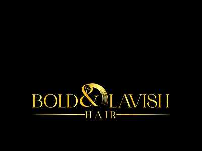 Bold & lavish hair branding graphic design logo motion graphics ui