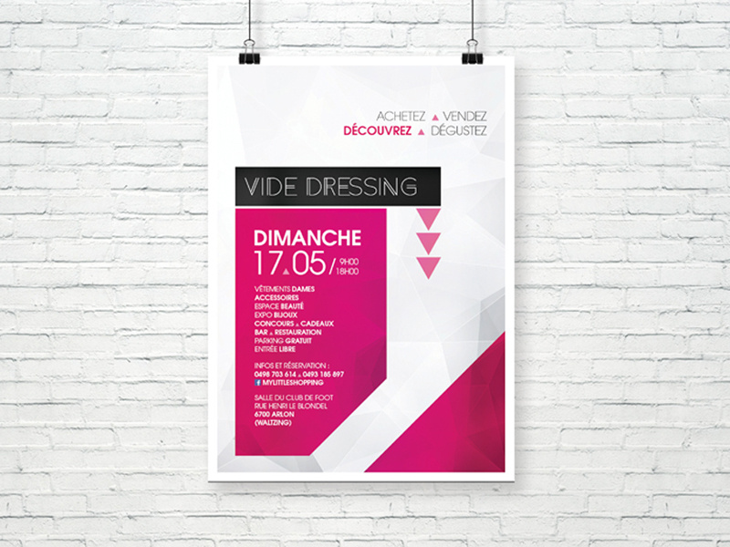 Event Planning clothing swap event planning advertising campain project flyers poster event