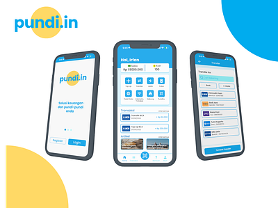 pundi.in E-wallet App | UI Mobile design design mobile ui ui ux ux