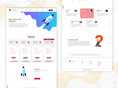 Web Hosting Landing Page