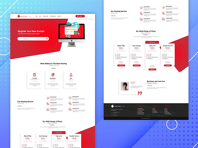Web New Hosting Services - Landing Page