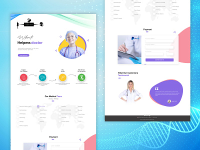 Clinic Landing Page clinic doctor help doctor landing page medical