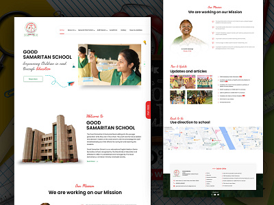 School website design education school