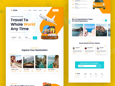 Tour - Travel home Page