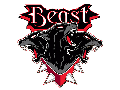 Genres Heavy metal logo red beast in black wallpaper