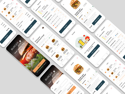 Burger Shop Burger Delivery App app burger delivery app deliver app design ui ui design uiux ux