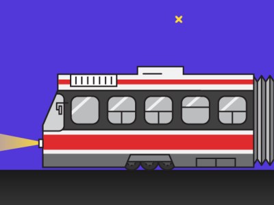 TTC streetcar adobe graphic design illustration vector