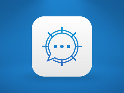 Chat logo app boat branding chat icon iphone logo