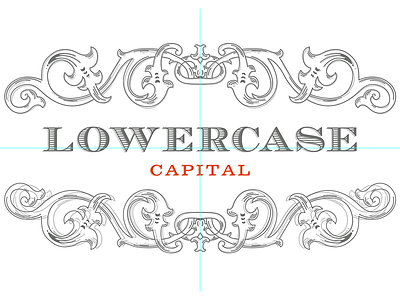 Lowercase Capital closeup