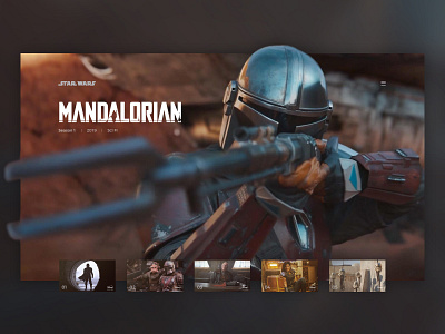 Mandalorian Streaming concept design disney mandalorian star wars starwars streaming streaming service tv ui web app